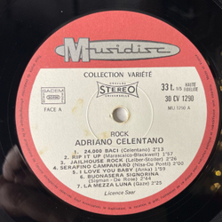 Винтажная виниловая пластинка LP Adriano Celentano Адриано Челентано Rock (Франция 1973)