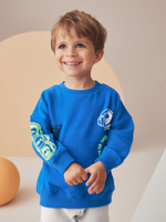 Толстовка и брюки карго в комплекте для мальчика Next N96-342, Синий, Серый