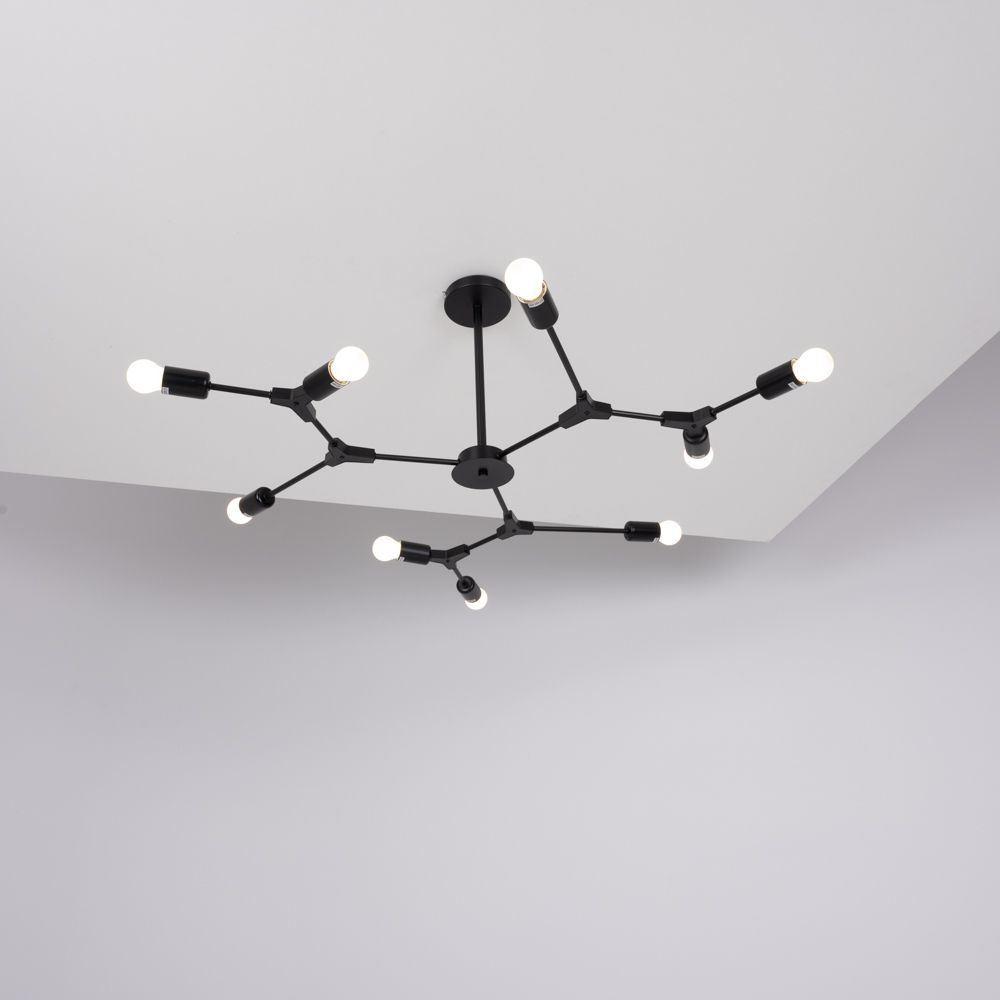 Люстра На Штанге Late D103 Black By Imperiumloft