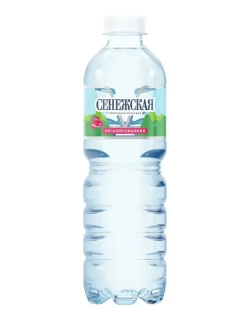 Вода негазированная Сенежская питьевая, 12 шт х 0,5 л