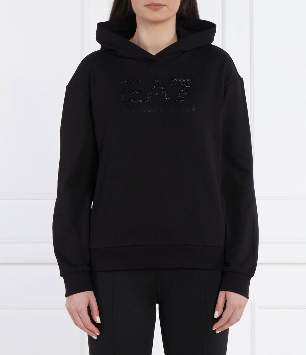 Худи EA7 - черный(3DTM23 TJSYZ)
