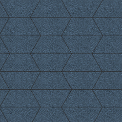 Тротуарная плитка ТРАПЕЦИЯ - Гранит Синий