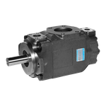 T67DCB24B171L00A100 - Пластинчатый нерегулируемый двухпоточный насос серии T67DC с рабочим объемом 81,1+58 см3