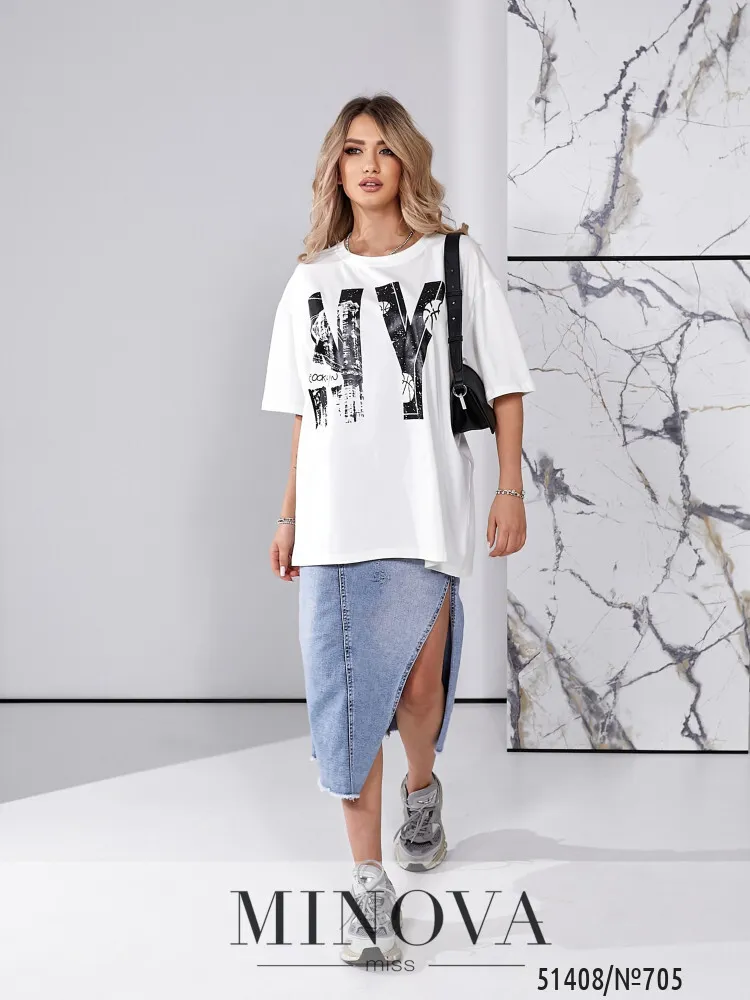 Футболка 705-молочный Minova