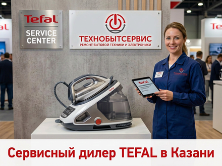 Ремонт паровой станции Tefal в Казани