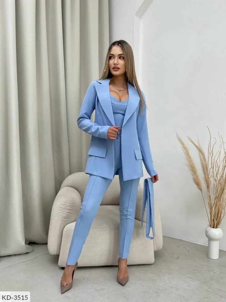 Костюм тройка KD-3487 Фабрика Моды