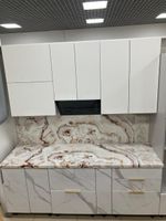 Модульная кухня "Монца" 1800 Белый софт