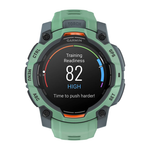 Спортивные часы Garmin Instinct 3, 45 мм, AMOLED, силиконовый ремешок цвета «южные тропики» Безель цвета «южные тропики», AMOLED-дисплей. Ремешок с классической застёжкой — на запястье обхватом 137–204 мм