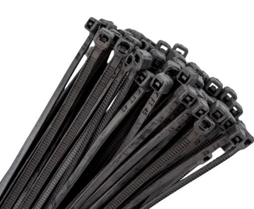 47-9-300 Хомуты нейлоновые, черные, 300Х3,6мм 25шт., (уп.)