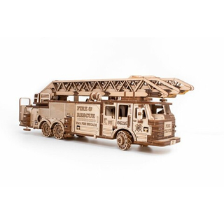 Сборная деревянная модель «Пожарная машина с лестницей» (EWA)