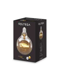 Лампа светодиодная Loft Led G125 4Вт 2500К E27 Voltega 8552