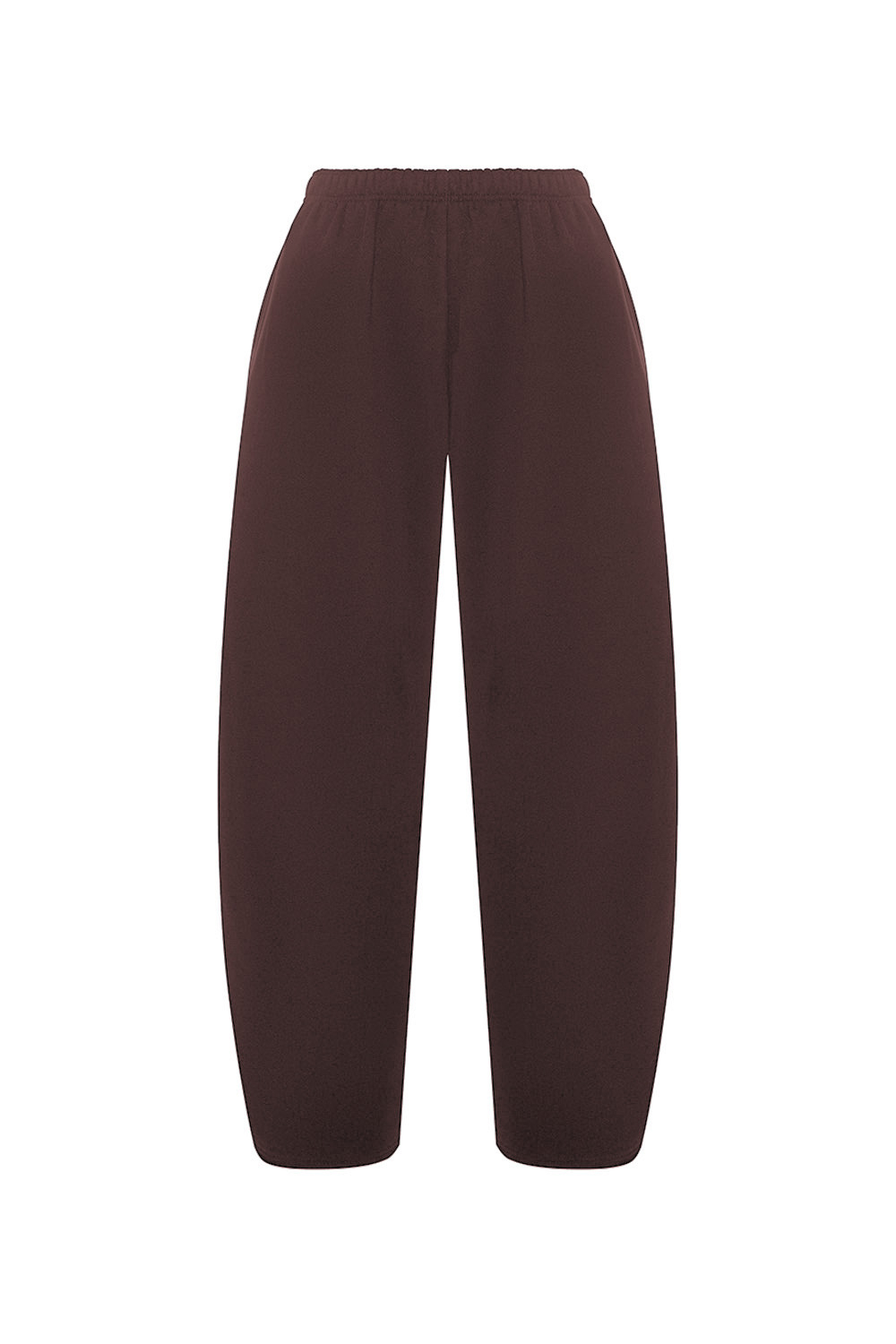 Штаны бананы утеплённые Баклажан