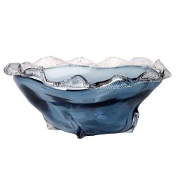 Ваза для фруктов "Iceberg", d=26см, (стекло) (индивидуальная упаковка)