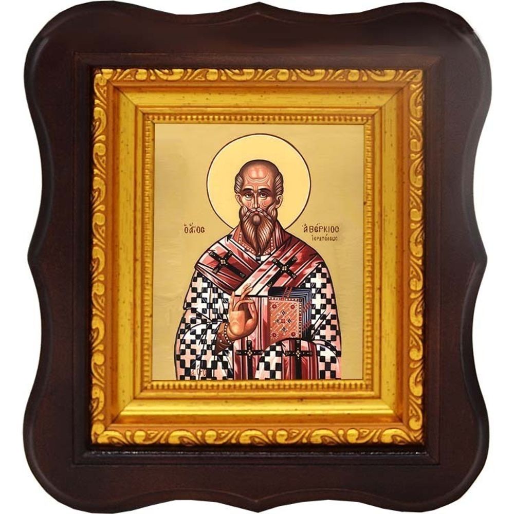 Аверкий Иерапольский, равноапостольный епископ. Икона на холсте.