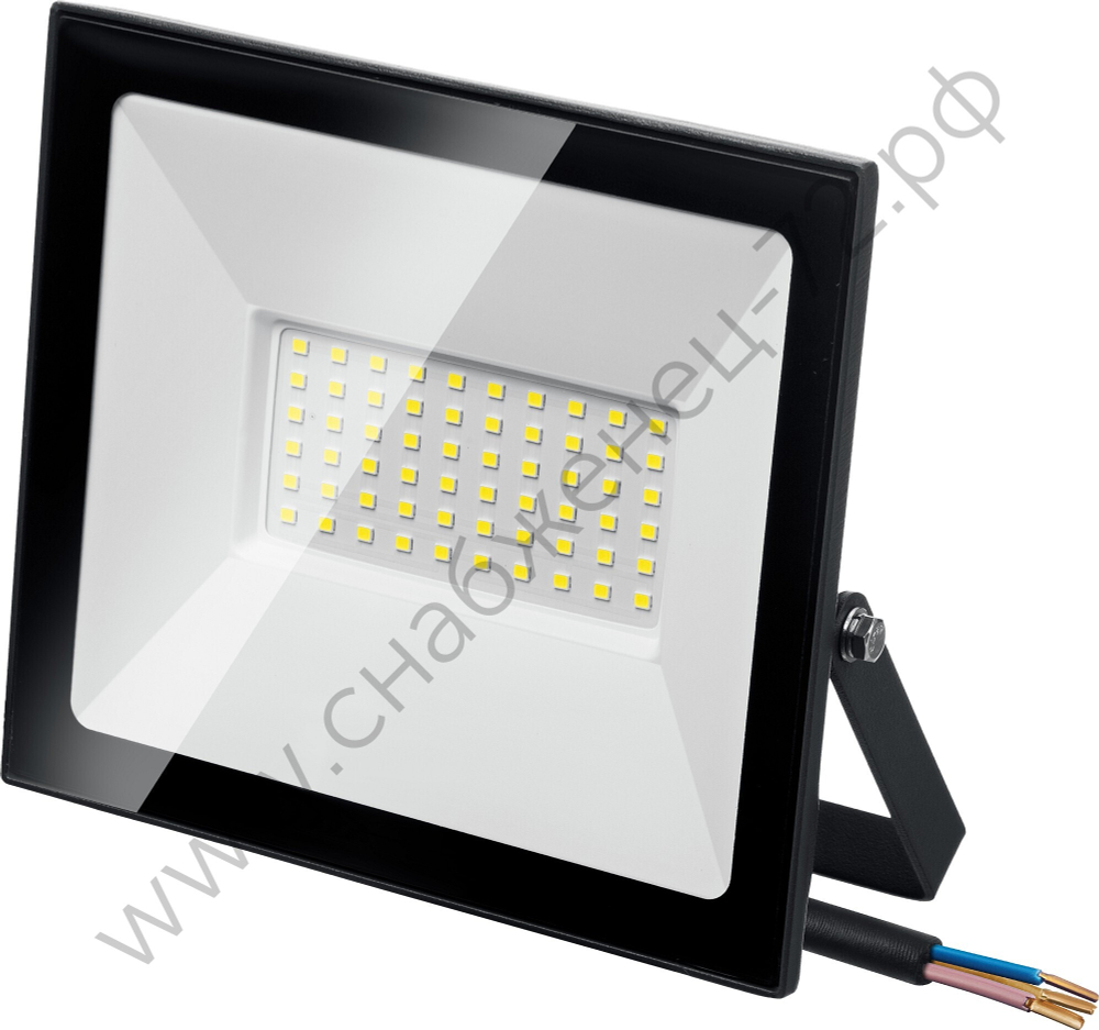 ЗУБР ПСК-50, 50 Вт, 6500К IP65 Светодиодный прожектор Профессионал, (57141-50)