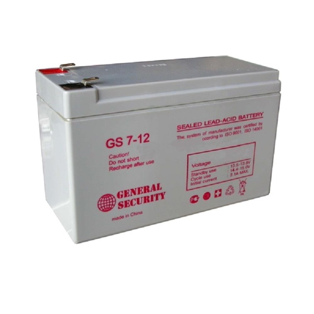 Аккумулятор GS 7-12 / DJW12-7 (12В 7А/ч)