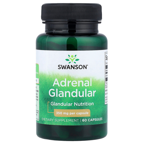 Swanson Vitamins, Надпочечники, 350 мг, 60 капсул