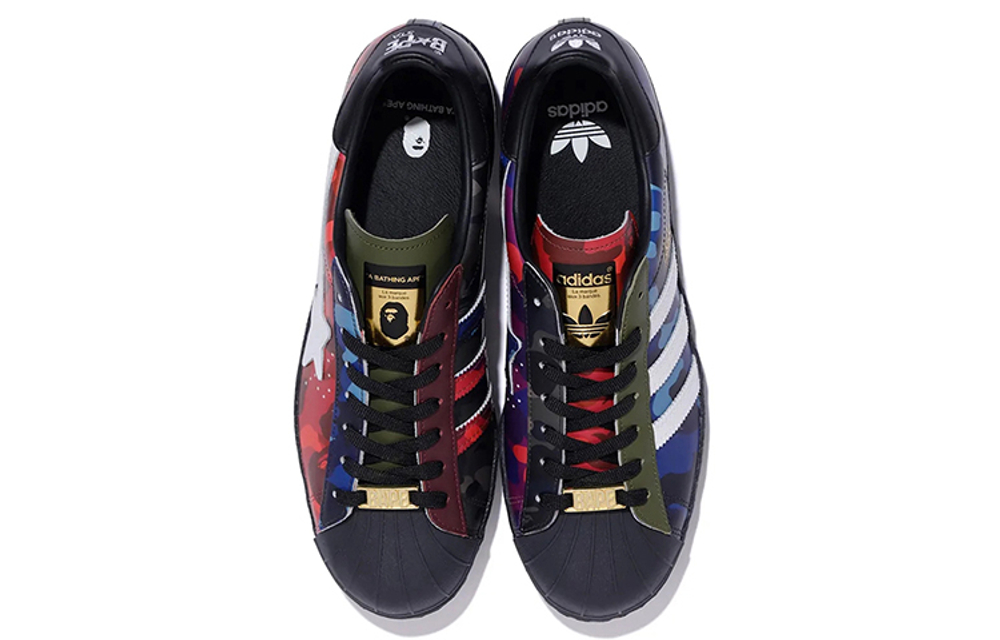 Кроссовки A Bathing Ape X Adidas Originals Superstar
