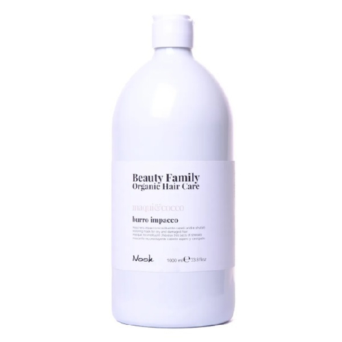 Восстанавливающая маска для сухих и поврежденных волос Nook Beauty Family Burro Impacco Maqui&Cocco 1000мл