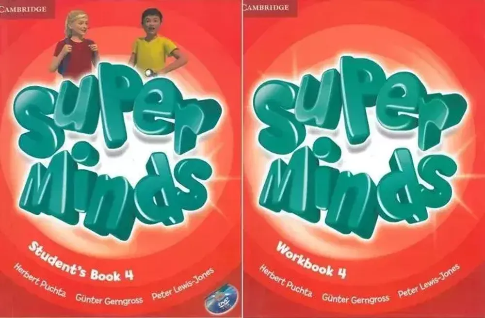Super Minds 4 (1 Ed) Комплект SB+WB+CD