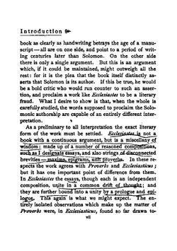 Ecclesiastes & The Wisdom of Solomon | Moulton Richard Green