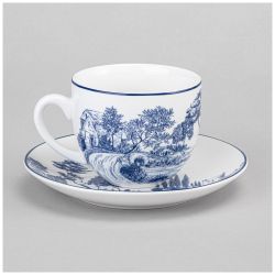 ЧАЙНЫЙ НАБОР LEFARD "NOVEL" НА МЕТАЛЛ. ПОДСТАВКЕ НА 4 ПЕР. 8 ПР. 220 МЛ (КОР=6НАБ.)