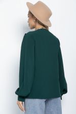 Блуза Стефанна (изумруд) Б11339 LT Collection