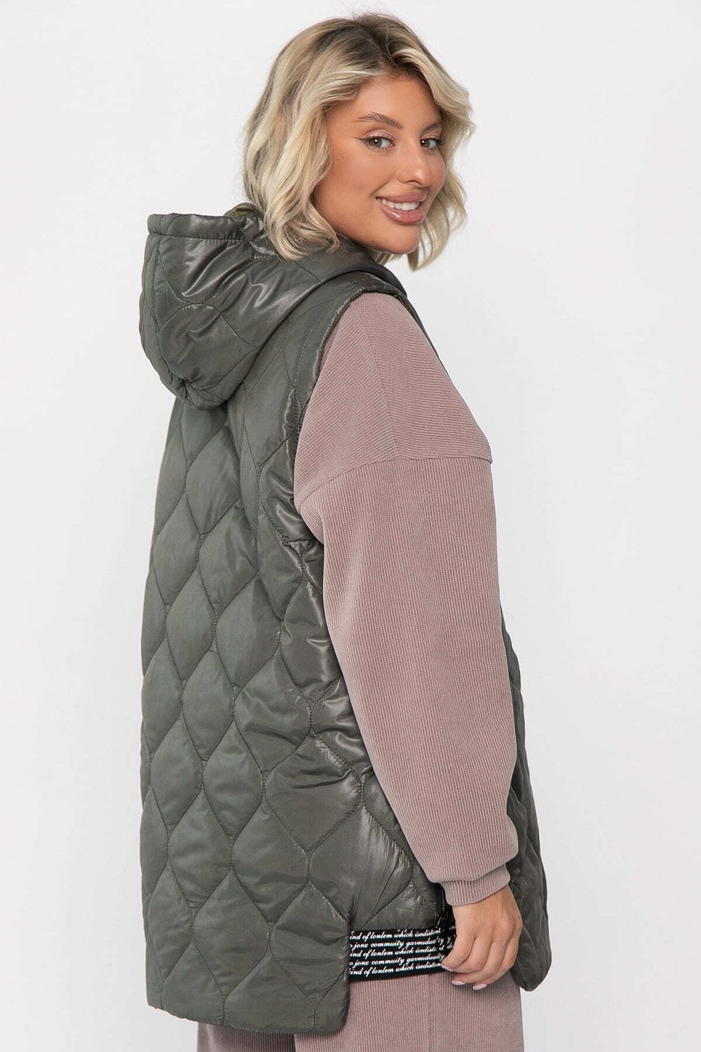 Жилет утепленный Дана Мур (хаки) Б14309-18М LT Collection