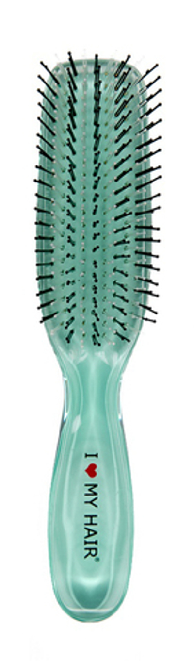 Щетка ILMH "Русалочка" 1801 зеленая прозрачная M