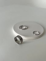 Кольцо Base 8 мм, матовое