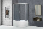 Душевой уголок Royal Bath RB8120BK-C 120х80 матовый