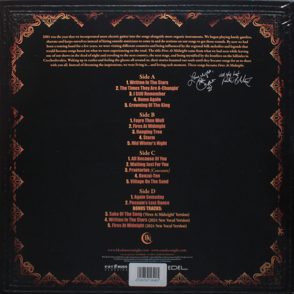 Blackmore's Night / Fires At Midnight (25th Anniversary Edition) (Coloured Vinyl)(2LP)