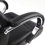 Кресло офисное BRABIX PREMIUM "Total HD-006", НАГРУЗКА до 180 кг, экокожа, хром, черное, 531933