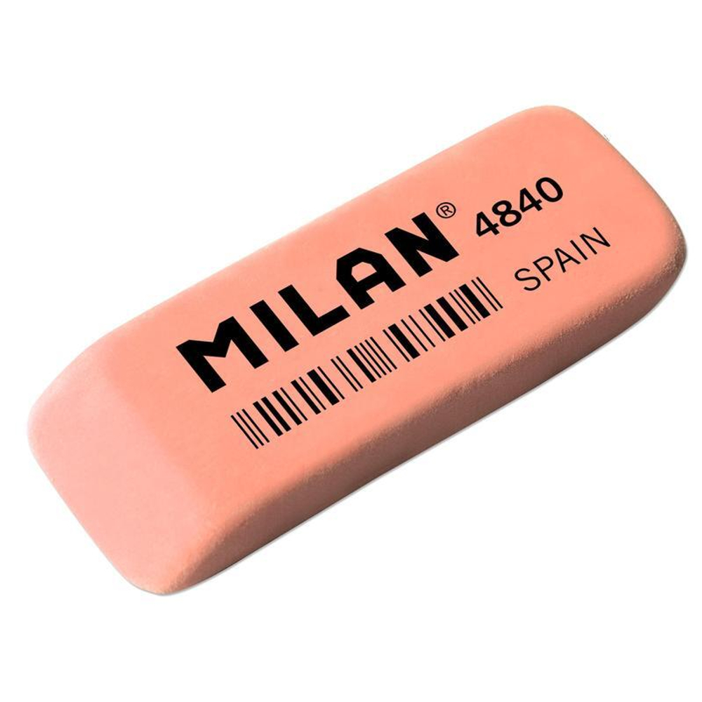 Ластик Milan "4840", прямоугольный, синтетический каучук, 52*19*8мм