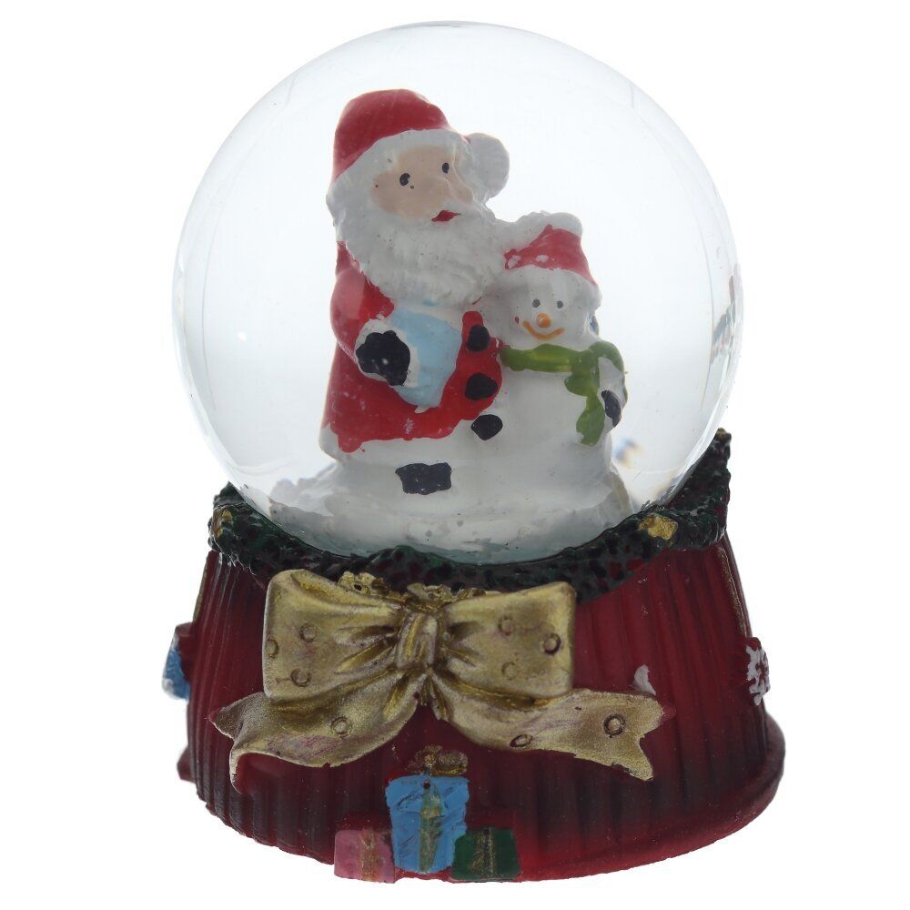 GAEM Фигурка декор в стекл шаре "Дед Мороз", D 4.5 см, L5 W5 H6 см, 4в.