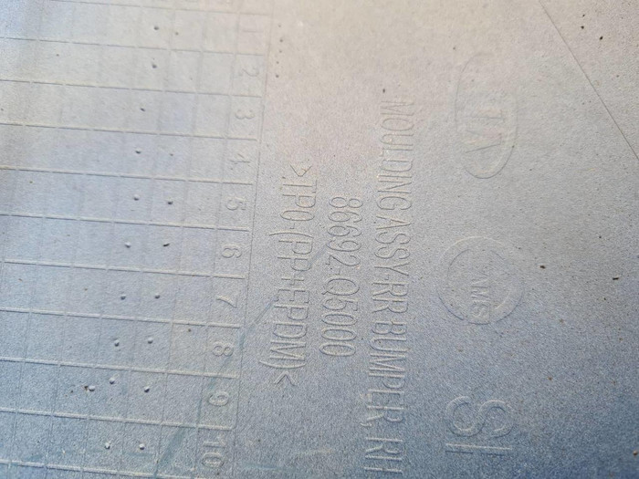 Бампер задний правая часть Kia Seltos (2019-2022)