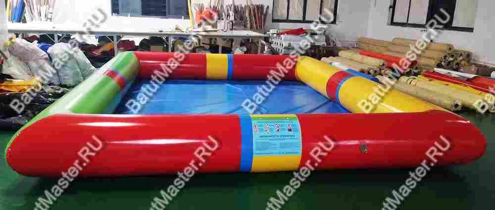 Прямоугольный надувной бассейн "Яркие выходные" 5*4*0,5 м