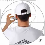 Кепка Тандем Тэндай Flower классическая белая