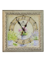 Часы настенные в винтажной раме "Прованс"