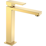 Смеситель для раковины Boheme Qubic 472-G shinny gold