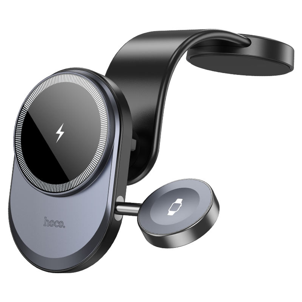 HW28 Excelso 2-in-1 wireless fast charging car holder(center console)