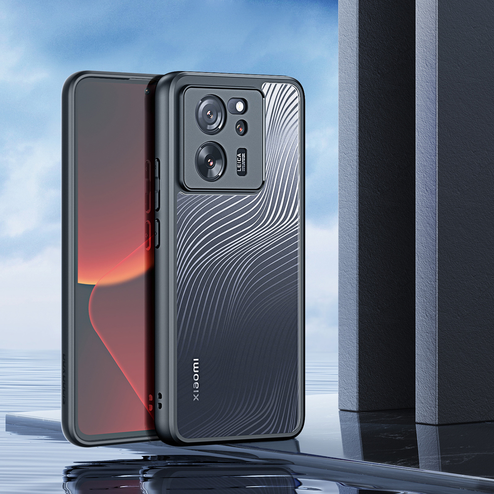 Тонкий чехол с мягкими черными рамками от Dux Ducis для Xiaomi 13T и 13T Pro, серия Aimo Series Case
