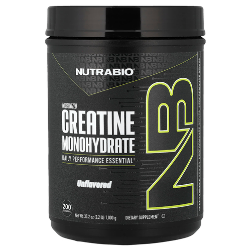 NutraBio, Performance, микронизированный моногидрат креатина, 1000 г (35,3 унции)