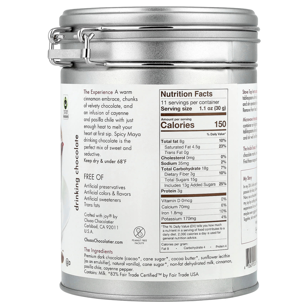 Chuao Chocolatier, пищевой шоколад, Spicy Maya®, 340 г (12 унций)