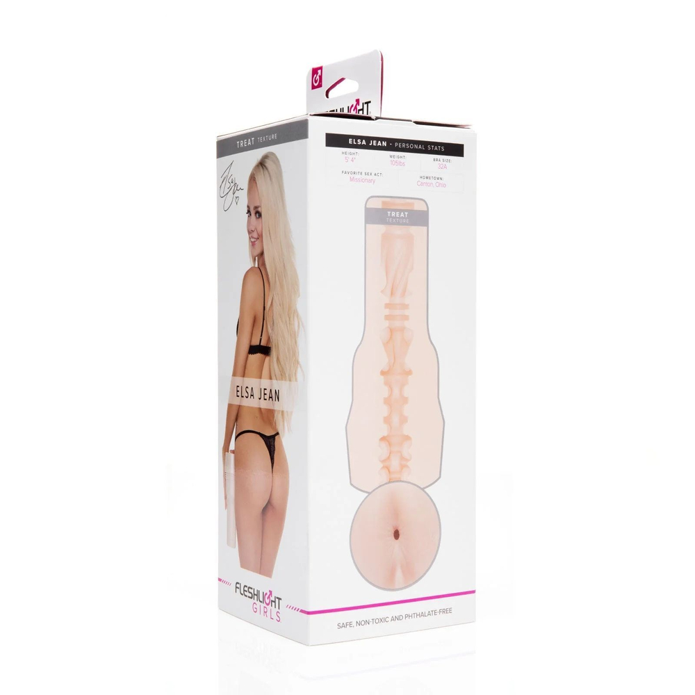 Мастурбатор-анус Fleshlight Girls - Elsa Jean Treat (Цвет: бежевый)