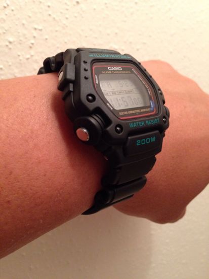 Мужские электронные часы Casio DW-290-1VS