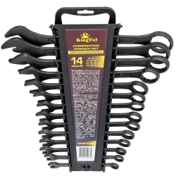 Набор ключей комбинированных 14пр. KINGTUL KT-5141MP Black