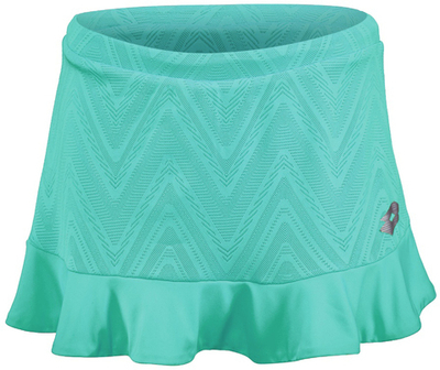Юбка для девочки теннисная Lotto Nixia IV Skirt - green thai