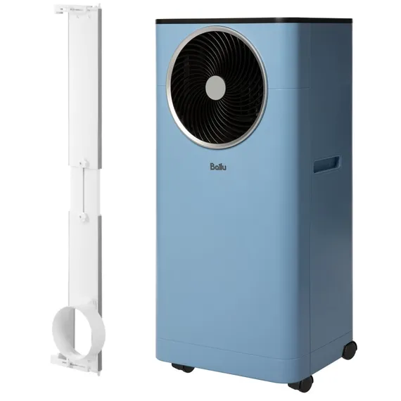Мобильный кондиционер Ballu BPAC-09 DWB/N6 Blue Twinkle в комплекте с адаптером Ballu UniPort 1.0