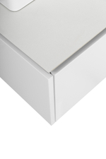 Мебель для ванной со столешницей и накладной раковиной Cezares SLIDER 100 Bianco Opaco SLIDER-1000-1C-SO-BO